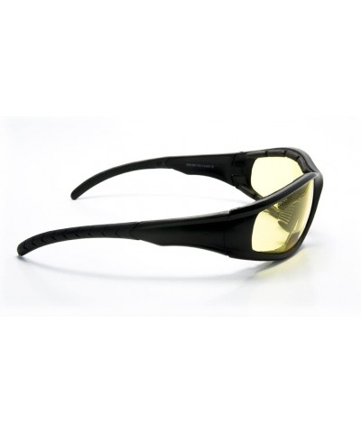 Sunglasses Motorcycle Wrap Around FLORIDA GLASSES - Yello - CQ1105HPG9F $11.29 Wrap