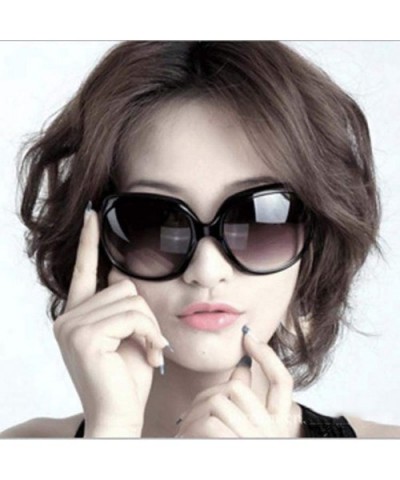 Women Fashion Personality Travel Oversized Frame Casual Sunglasses Sunglasses - Leopard - C718TTXWOYO $7.99 Oversized