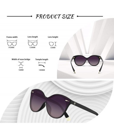 Fashion Sunglasses for Women Round Cat Eye with Nylon Polarized Lens Sunglasses RB-C1 - CY18AXUREY8 $28.31 Square