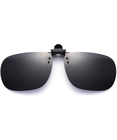 Polarized Clip On Sunglasses Over Prescription Glasses for Men Women Shades for Glasses - 1pcs Grey-day Use - CG18QL379SI $9....