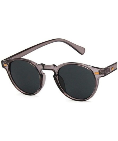 Retro Small Oval Frame Sunglasses Men Women Dark Green Lens Mirror Vintage Leopard Shades Er Sun Glasses - CU198AICMGN $24.63...