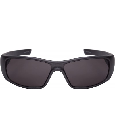 Men's Full Frame Sports Sunglasses with Solid Lens 570080-SD - Matte Grey - C512FTCPD1L $6.50 Sport