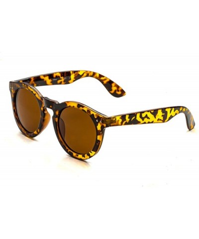 Classic Vintage Fashion Round Sunglasses P2120 - Tortoise Brown - CU18QCDRY4S $5.81 Round