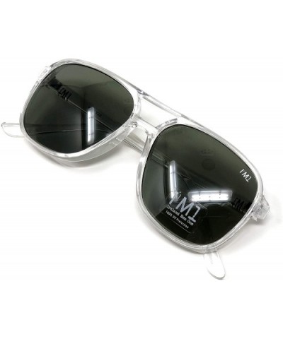 Unisex Women Men Fashion Sunglasses 100% UV Protection - See Shapes & Colors - Clear - CH18TOHO36H $9.24 Rectangular