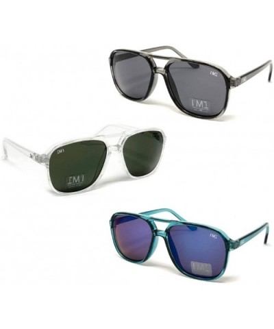 Unisex Women Men Fashion Sunglasses 100% UV Protection - See Shapes & Colors - Clear - CH18TOHO36H $9.24 Rectangular