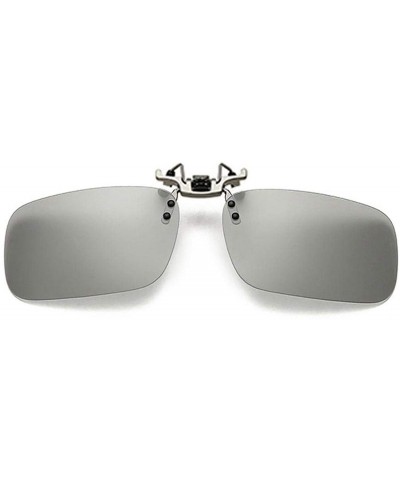 Men Photochromic Glasses Polarized Flip Up Clip Sunglasses Night Driving Lenses For - F-photochromic Lens - C5199CI0IS2 $27.2...