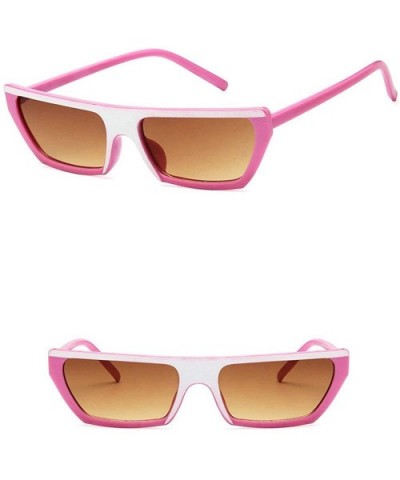 2020 new unisex fashion retro personality brand designer classic sunglasses UV400 - Purple White - CF19326WWNZ $6.84 Square