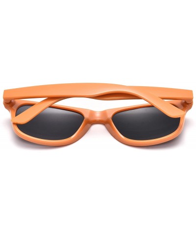 Bulk 12 Pack Neon Retro Sunglasses Unisex Adult Kids Party Favors Decor Glasses - Kids Orange+purple - CV18RH0TMWE $9.71 Goggle