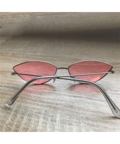 Women Cat Eye Sunglasses Cute Sexy Brand Designer Glasses Summer Retro Small Frame Black Red Cateye Sun Glasses - CV198GG32S7...