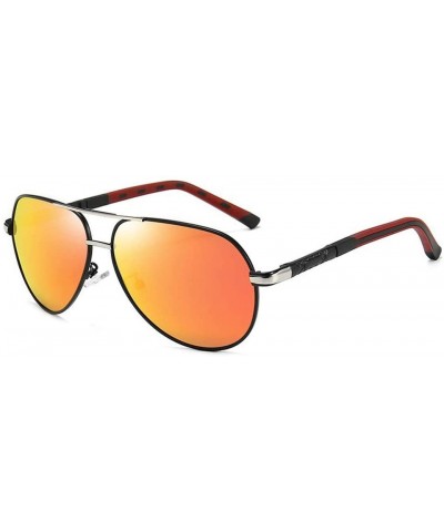 Men's Sunglasses- Anti-Glare- Polarized Sunglasses- Stylish Metal Full-Frame Aviator C5 - C5 - CE1955NZHYD $32.36 Aviator