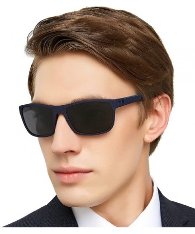 Sports Polarized Sunglasses TR90 Frame with UV Protection Outdoor Eyewear Glasses for Men Women - CQ18WNQA7YE $12.99 Rectangular