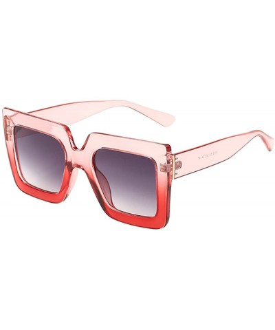 Sunglasses for Men Women Vintage Sunglasses Retro Oversized Glasses Eyewear Rectangular Punk Goggles - E - CT18QRNTNLH $7.14 ...