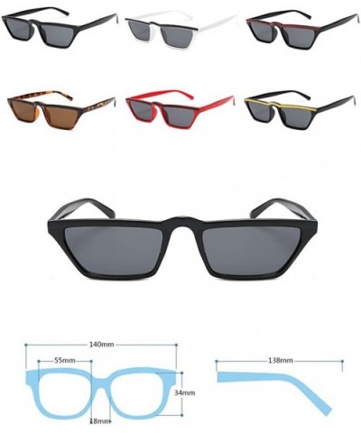 retro square sunglasses personality small frame glasses - C1 - CA18CYMDGKA $18.75 Square