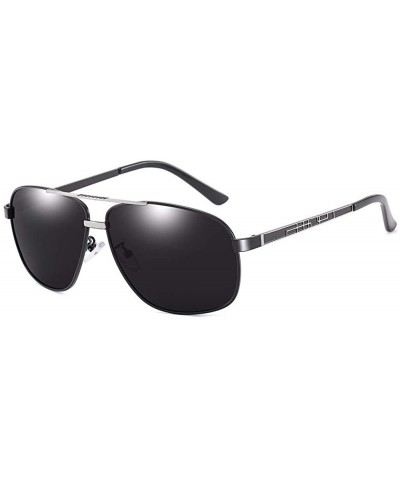 Men's metal sunglasses bicolor electroplated polarizing glasses - C - CK18QO3XG4O $26.65 Aviator