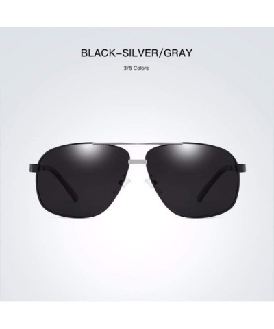 Men's metal sunglasses bicolor electroplated polarizing glasses - C - CK18QO3XG4O $26.65 Aviator