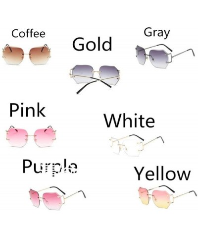 Women Men Summer Vintage Sunglasses Square Gradient Color Glasses Unisex Fashion Avi Sunglasses - CJ18SSSZZGY $5.37 Square