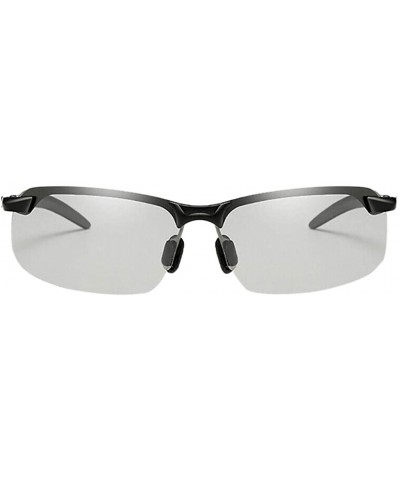 Intelligent Changing Colors Anti-UV Polarized Sunglasses Goggles Outdoor Sports - Black - C9196YYQ4KG $5.90 Sport