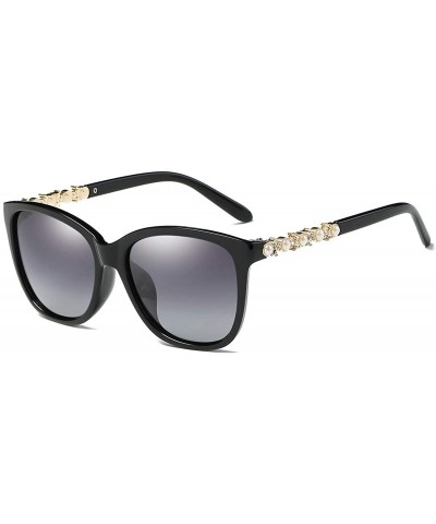 Women's Classic Stylish Designer Oval Retro Sunglasses for Ladies 100% UV400 Protection - A - CK198O8A86E $10.71 Wrap