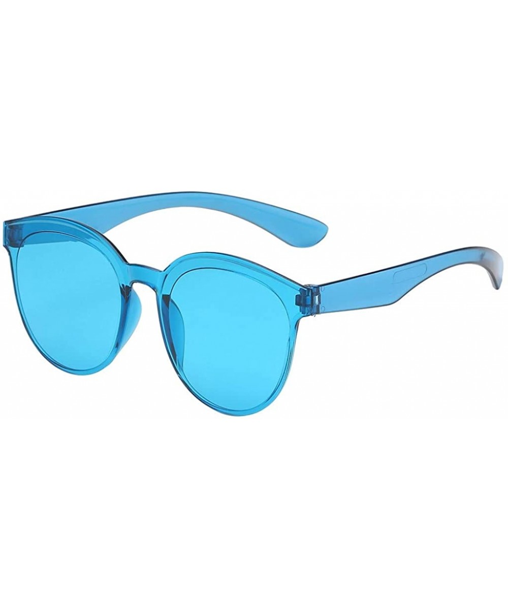 Classic Aviator Mirrored Flat Lens Sunglasses Metal Frame with Spring Hinges - D - C419024NRUE $6.64 Semi-rimless