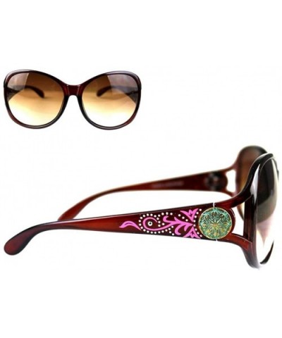 Concho Western Collection Sunglasses - Coffee - CQ18U9SZ3HY $32.91 Square