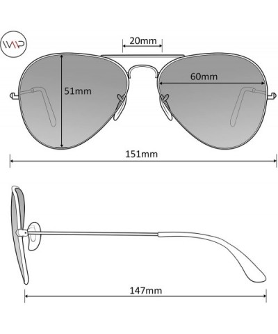 Flat Lens Mirrored Metal Frame Aviator Sunglasses - Gold Frame / Mirror Purple Lens - CH12KCI8ZVR $19.12 Aviator