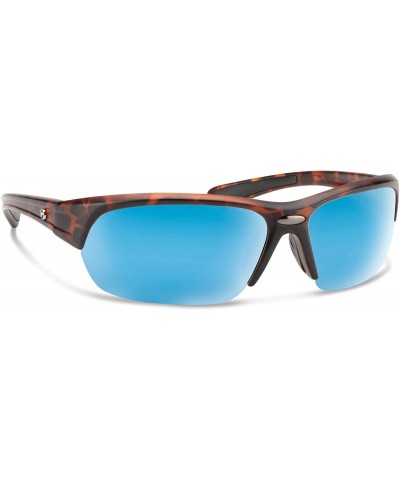 Thad Sunglass - Matte Tortoise / Blue Mirror - C418ORANWX5 $14.85 Sport