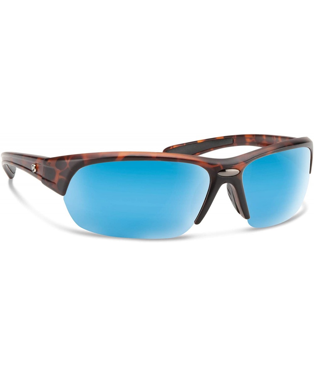 Thad Sunglass - Matte Tortoise / Blue Mirror - C418ORANWX5 $14.85 Sport