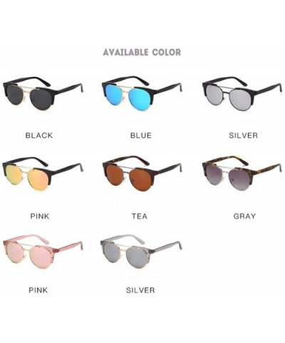 Sunglasses RETRO SUNGLASSES coated with round sunglasses - A - CB18QQGDWIO $36.29 Aviator