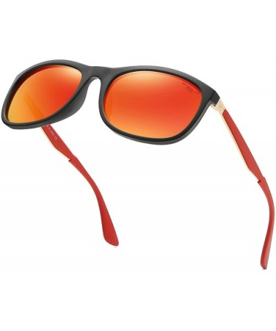 Polarized Sports Sunglasses TR90 Frame UV Protection for Men and Women Driving Baseball Running 2678 - Red - C518WY0YMG6 $13....