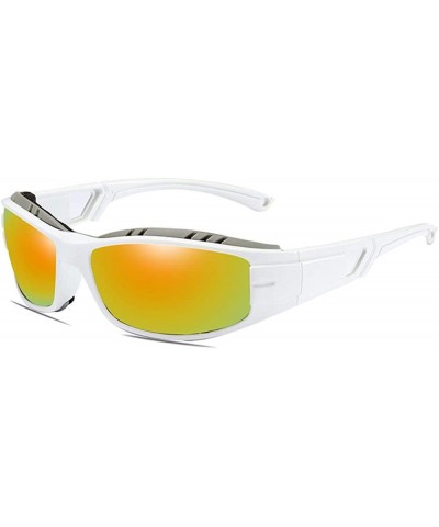 Men's Outdoor Sports Polarized Sunglasses Riding Polarized Sunglasses - F - CK18QCYZUUQ $27.80 Sport