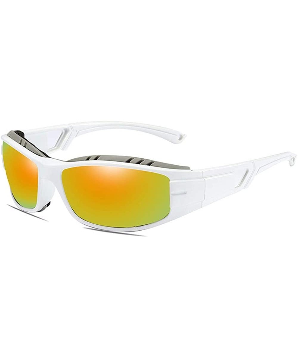 Men's Outdoor Sports Polarized Sunglasses Riding Polarized Sunglasses - F - CK18QCYZUUQ $27.80 Sport