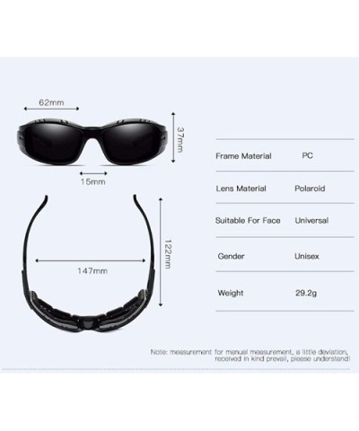 Men's Outdoor Sports Polarized Sunglasses Riding Polarized Sunglasses - F - CK18QCYZUUQ $27.80 Sport