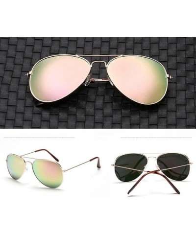 Women's Men Sunglasses-Vintage Oversize Frame Sunglasses Stylish Eyewear - F - C418EMRZOTE $7.81 Sport