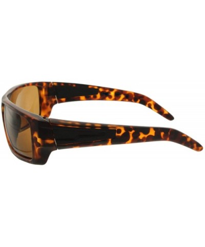 Limited Edition Polarized Shades Motorcycle Sunglasses - Tortoise - CF18I2K6Y4U $13.41 Sport