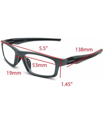 Sports Double Injection Readers Flexie Reading Glasses size and color very - Matte Gunmetal Black - C412NYQO778 $16.80 Sport