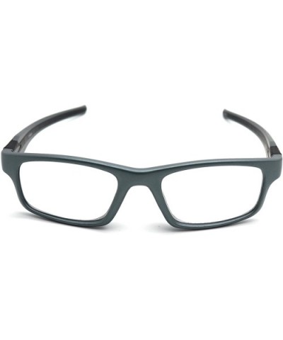 Sports Double Injection Readers Flexie Reading Glasses size and color very - Matte Gunmetal Black - C412NYQO778 $16.80 Sport