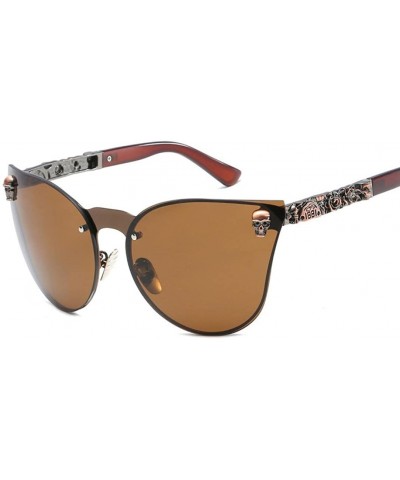 Womens Mirrored Sunglasses - Vintage Womens/Mens UV400 Protection Sun Glasses Plastic Frame Eyewear - F - C018DAUN0H0 $7.76 R...