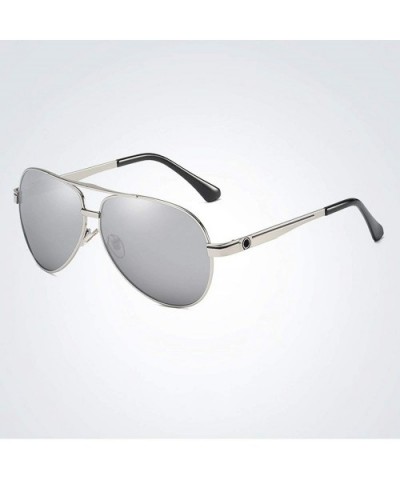 New Polarized Sunglasses Men Pilot Mens - Gun Grey - C7197Y6HZ8T $16.41 Oval