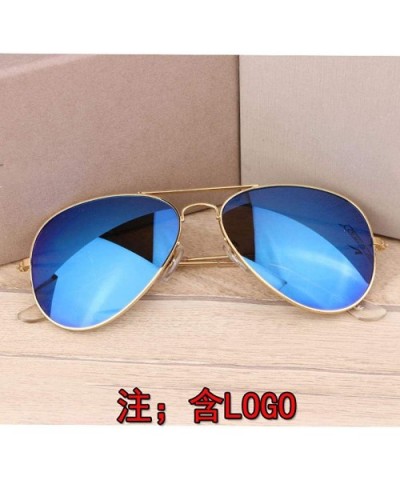 Popular Sunglasses - popular Sunglasses New metal resin sun 3025 wholesale - Gold Frame Powder Film - CC18AZAUN64 $28.13 Goggle