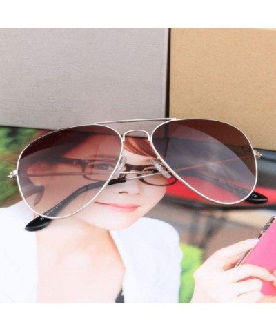 Popular Sunglasses - popular Sunglasses New metal resin sun 3025 wholesale - Gold Frame Powder Film - CC18AZAUN64 $28.13 Goggle