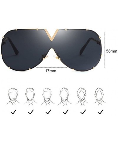 Fashion Metal Sunglasses for Men and Women for Driving Traveling Beach - Blue - CO18DM53Y9A $13.83 Sport