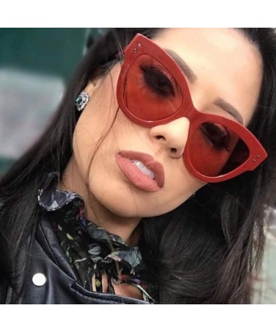 Fashion Vintage Big Frame Sunglasses Summer Retro Eyewear Sunglasses - C - CV18TIW9HRY $6.29 Rimless