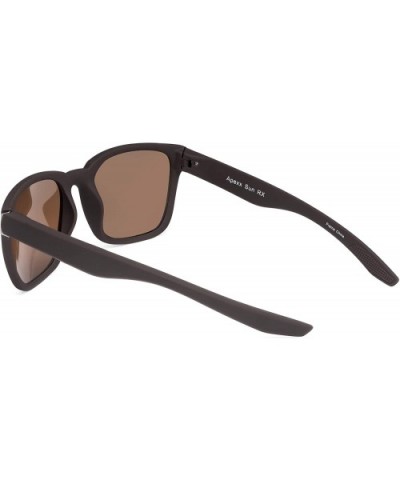 Mens Fashion Oversized Square Nylon Sunglasses 100% UV protection - Coffee - CK18XSHDQAO $15.51 Square