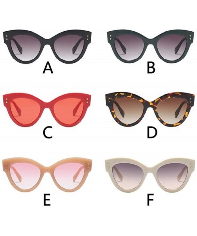 Fashion Vintage Big Frame Sunglasses Summer Retro Eyewear Sunglasses - C - CV18TIW9HRY $6.29 Rimless