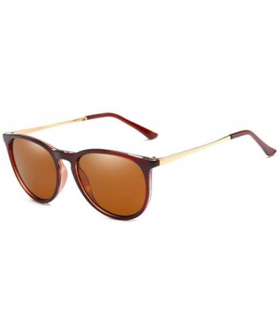 Vintage Classic Sunglases Men Cat Eye Sunglasses Women Luxury Sun Glasses Designer - Brown - CC199CGQG4W $22.22 Cat Eye