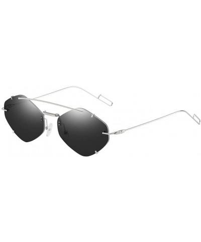 Polarized Sunglasses for Women Mirrored Lens Sports UV Protection Sun Glasses Eyewear Glasses - Black - C418X5DT6HU $5.14 Sport