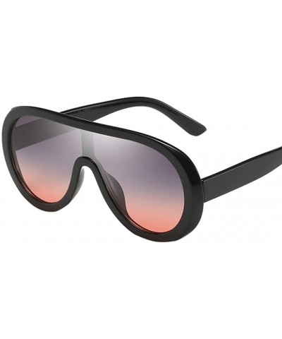 Oversized Square Sunglasses Unisex Retro Metal Frame (Style F) - CA196IQDILO $7.06 Oversized