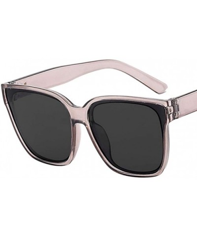 Unisex Sunglasses Fashion Bright Black Grey Drive Holiday Square Non-Polarized UV400 - Grey - CP18RI0SOZD $6.67 Square