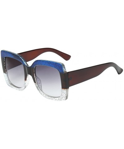 Eyewear Vintage Oversize Sunglasses Retro Eyeglasses Driver Glasses UV (C) - C - CO18QGDLT5Y $7.79 Aviator