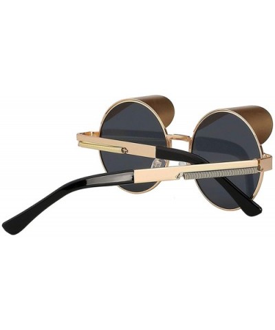 Sunglasses Men Women Brand Designer Vintage Sunglass - Gold W G15 Green - CH18S9D59EX $11.48 Sport